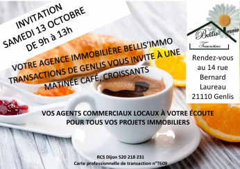 Matinée café, croissants 